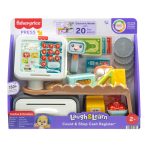 Fisher-Price Laugh & Learn Count & Shop Cash Register Electronic Toddler Learning Toy, 20 Pieces - Image 6