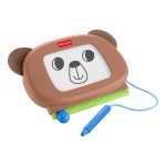 Fisher-Price Friendship Forest Doodle Pro Brown Bear, Magnetic Writing & Drawing Tablet For Kids