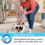 Fisher-Price Sit-Me-Up Floor Seat, Portable Baby Chair & 2 Developmental Newborn Toys, Cute Cow - Image 5