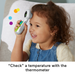 Fisher-Price Medical Kit 7-Piece Doctor Toys Preschool Pretend Play Set For Ages 3+ Years - Image 3