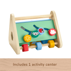 Fisher-Price Wooden Activity Triangle, 2-Sided Fine Motor Toy For Baby, 1 Wood Piece - Image 5