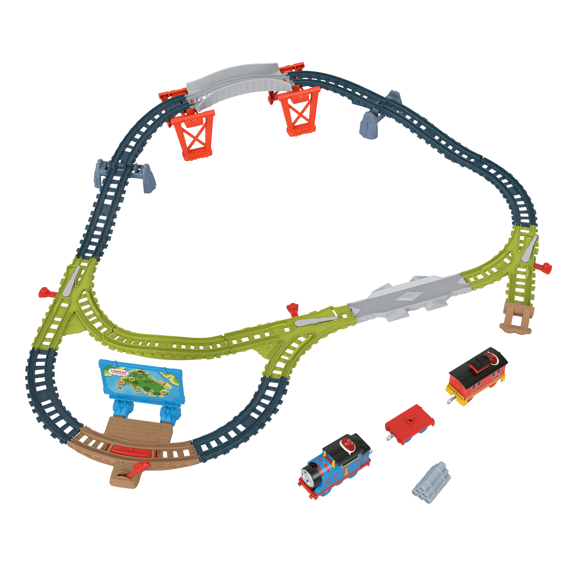 cv2l2rbwifpjlznetmij_c0c76f24-681c-4d50-a5ca-e71c009ac871.png Thomas & Friends Pista de Juguete Interactiva de Thomas y Bruno - Image 1