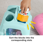 Fisher-Price Fp Pets Sort & Stow Pet Carrier Baby & Toddler Shape Sorting Toy, 8 Blocks - Image 3