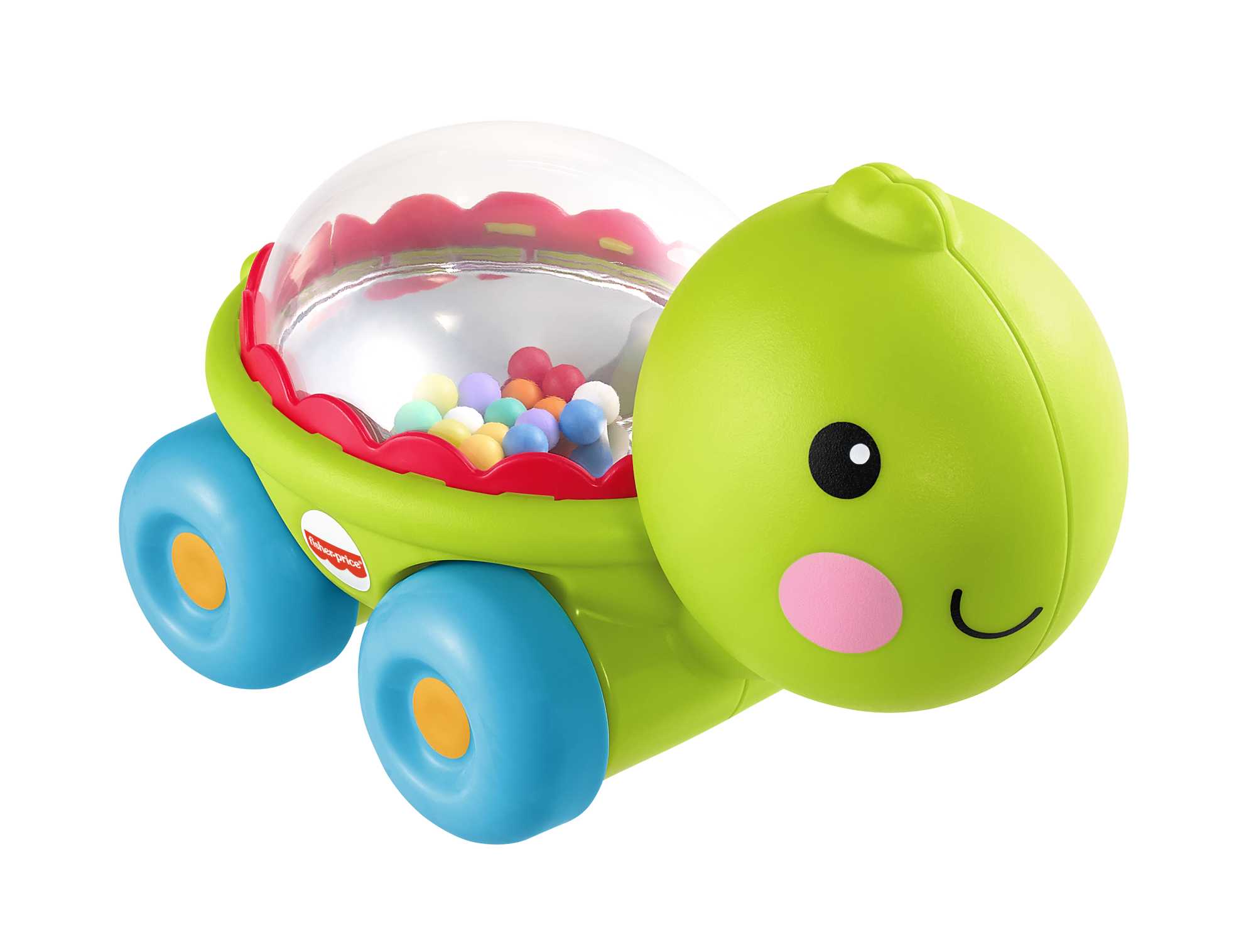 d3dnuxl4mi0f6z0ausfm Fisher-Price Poppity Pop Turtle Push-Along Vehicle With Sounds For Infant Crawling Play - Image 1