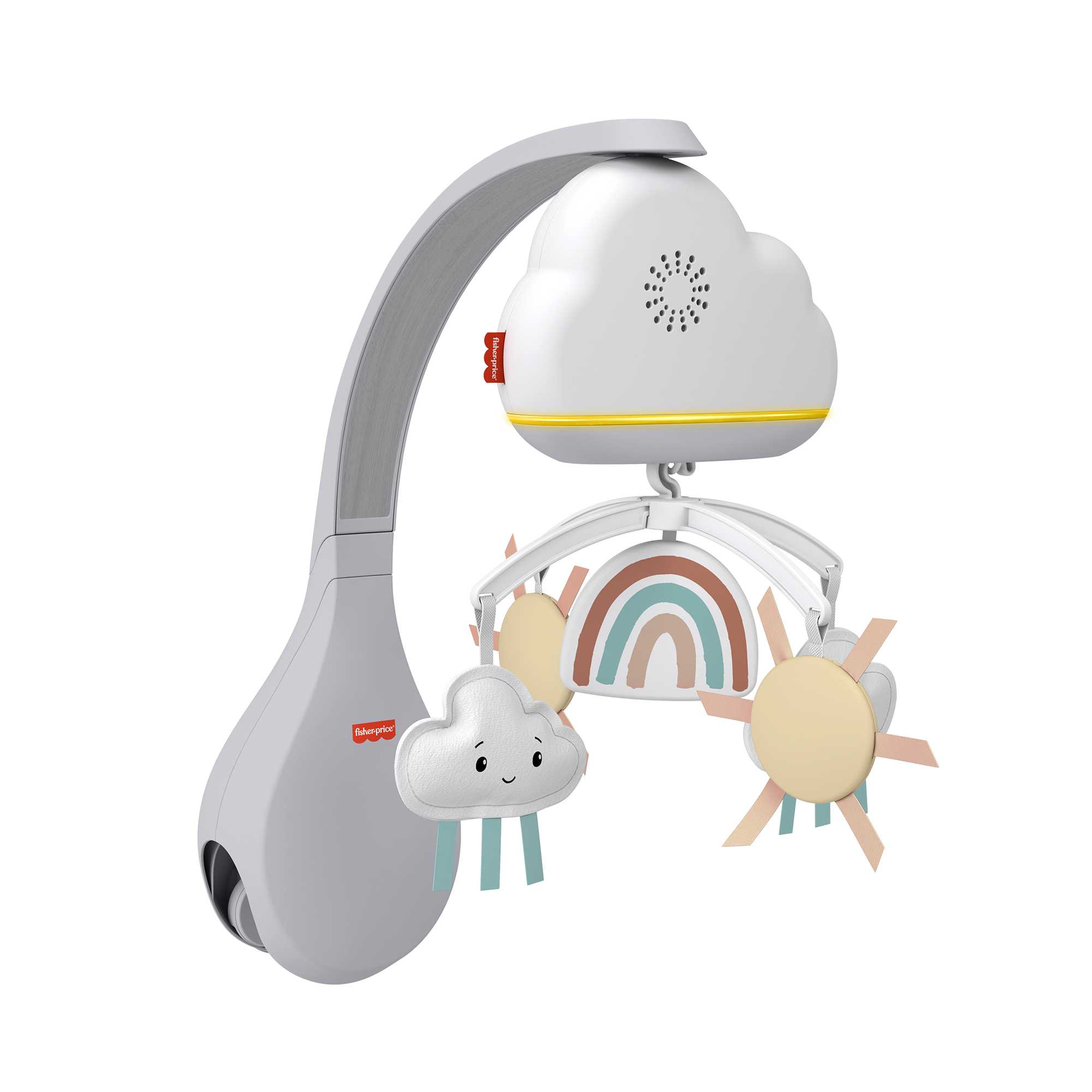 d3idzzzcosjnych0mwd4_95543751-a1ee-4d2b-95b6-7ba7ee46e078 Fisher-Price Rainbow Showers Bassinet To Bedside Mobile - Image 1