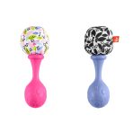 Fisher-Price Rattle 'n Rock Maracas Set Of 2 Baby Rattles, Newborn Toys, Pink - Image 5