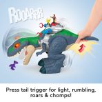 Fisher-Price Imaginext Jurassic World Rebirth Ultimate Action Chomp T. Rex Dino Toy & Action Figures - Image 3
