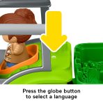 Fisher-Price Little People Push & Play Tractor, Musical Toy Farm Vehicle & 2 Figures For Toddlers, Multilanguage Version - Image 3