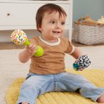 Fisher-Price Rattle 'n Rock Maracas Set Of 2 Baby Rattles, Newborn Toys, Neutral Colors - Image 2