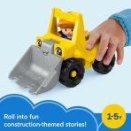 Fisher-Price Little People Bulldozer Construction Toy & Figure Set For Toddlers, 2 Pieces - Image 2