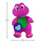 Fisher-Price Barney's World Sensory Barney Plush Toy With Fidget Activity For Toddlers - Image 5