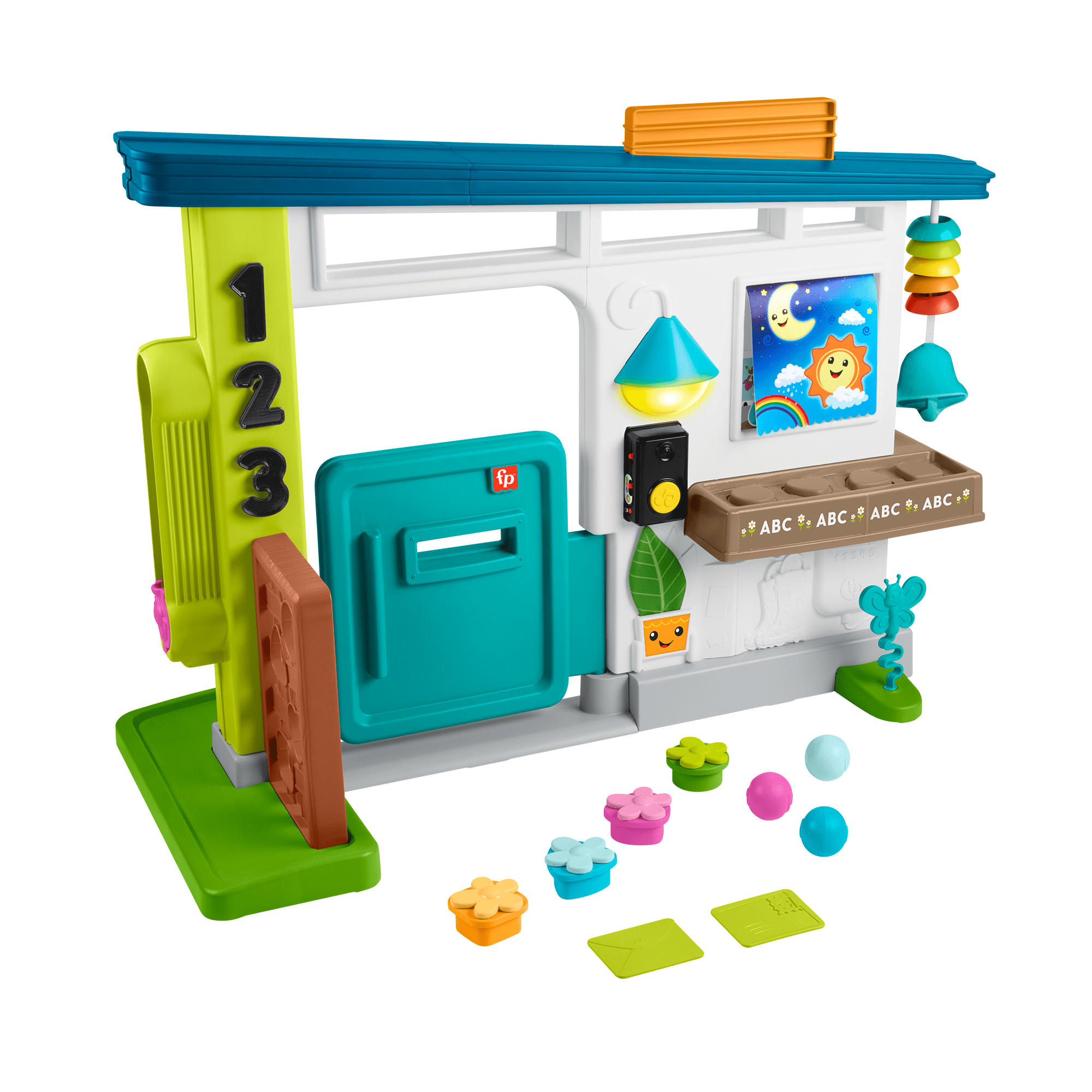 dnzc3tjwdkqlgfmp7vx9_250de7d0-80b3-4c57-b180-3656e4a2d69e Fisher-Price Laugh & Learn Ultimate Playhouse Baby & Toddler Electronic Learning Toy, Multilanguage Version - Image 1