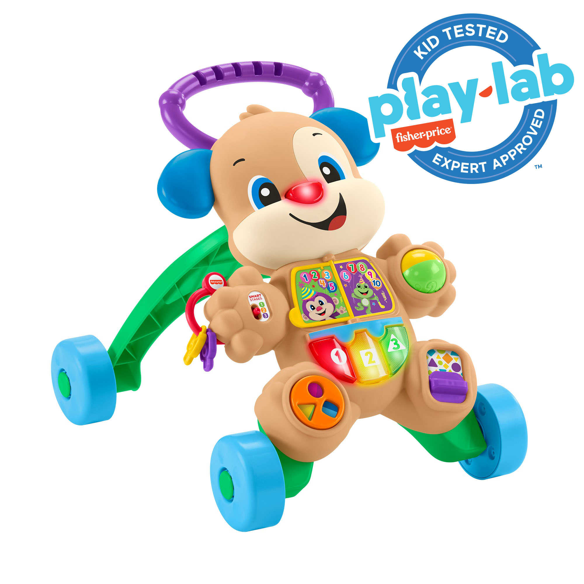 do1gksfplusewpc1ivtz Fisher-Price Laugh & Learn Smart Stages Learn With Puppy Walker Baby & Toddler Toy - Image 1