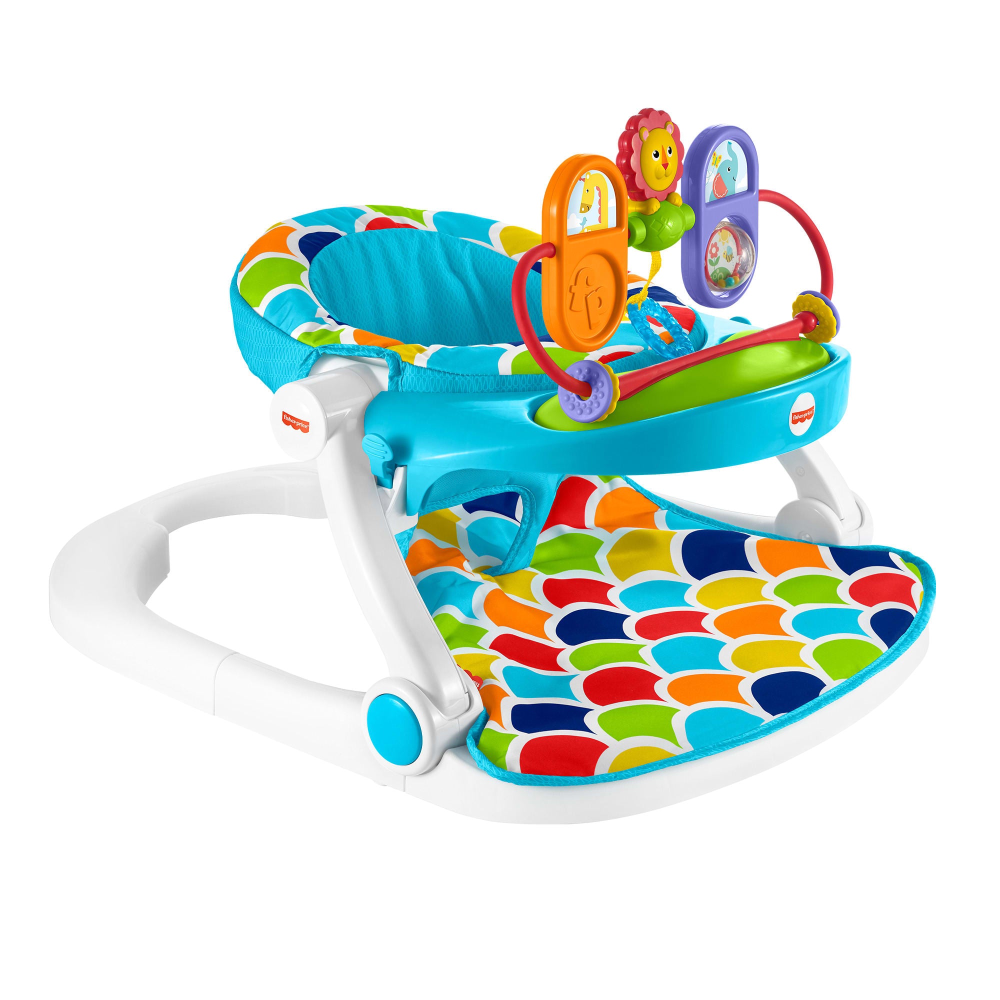 dvlvcyb3dz9lbvwz2nqu Fisher-Price Deluxe Sit-Me-Up Floor Seat With Toy Tray - Image 1