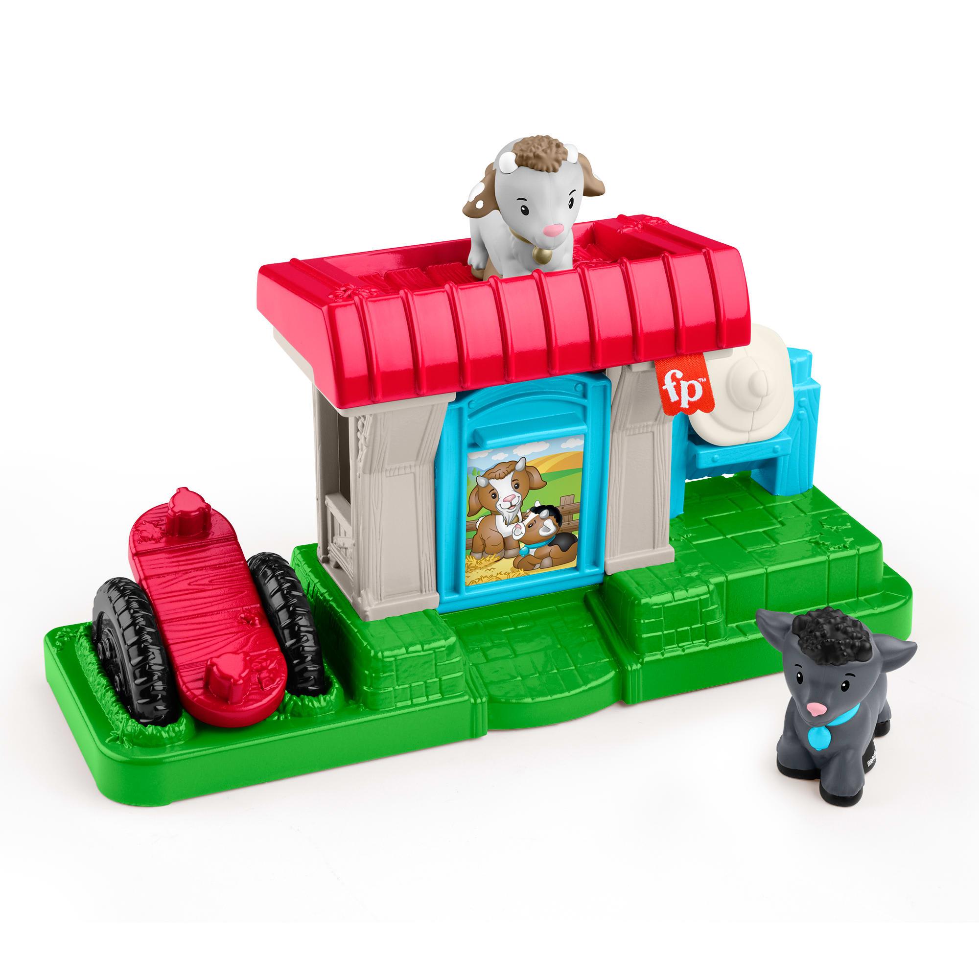 dxgvv8syewhm7bmerkmd Fisher Price-La Chèvrerie des Little People-Coffret - Image 1