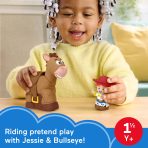Fisher-Price Little People Disney Pixar Toy Story Bobbin' Bullseye & Jessie, Toddler Figure Set - Image 2