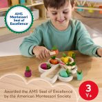Fisher-Price Montessori Wooden Sorting Tree, Learning Toy & Play Tips For Toddlers, 12 Wood Pieces - Image 2