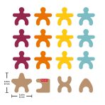 Fisher-Price Montessori Wooden Stacking Shapes Set Of 16 Wood Pieces For Toddlers & Kids - Image 4