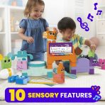 MEGA Bloks Fisher Price Musical Farm Band Sensory Block Toy (45 Pieces) For Toddler - Image 2