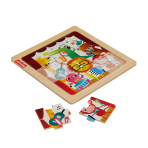 Fisher-Price Wooden Jigsaw Puzzle Music Theme For Toddlers & Preschool Kids, 9 Wood Pieces - Image 5