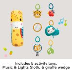 Fisher-Price 3-in-1 Baby & Toddler Gym, Baby Play Mat & Sensory Toys For Tummy Time, Rainforest - Image 5