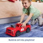 MEGA Bloks Build & Go Race Car Block Toy With Rolling Wheels (26 Pieces) For Kids - Image 6