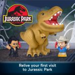Little People Collector Jurassic Park Special Edition Set With Dinosaur For Movie Fans, 3 Figures - Image 2