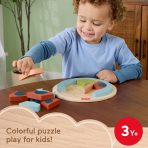 Fisher-Price Tiny Garden Wooden Lady Bug Jigsaw Puzzle For Kids Developmental Play, 18 Wood Pieces - Image 2