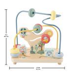 Fisher-Price Wooden Bead Maze, Animal-Themed Baby & Toddler Fine Motor Activity Toy - Image 6