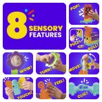 MEGA Bloks Move N Groove Caterpillar Sensory Building Toys For Toddlers 1-3 (30 Pcs) - Image 3