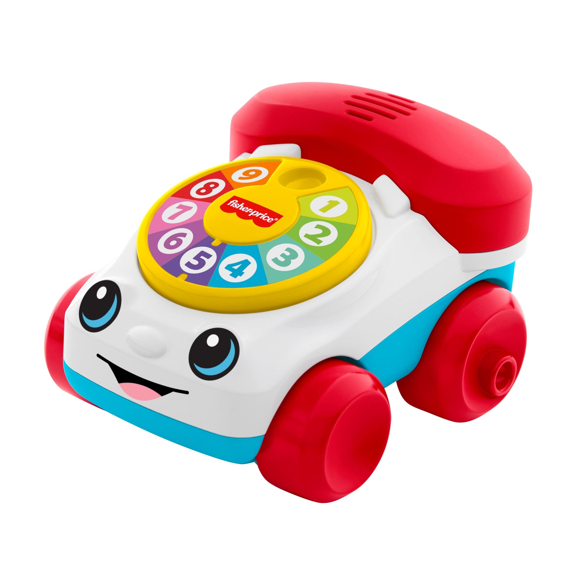 fb6c2421e4f0bfb656c726c1bc6fe2bfa39b2f11 Fisher-Price Chatter Telephone Vehicle Push-Along Toy With Sounds For Baby & Toddler - Image 1
