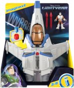 Imaginext Disney And Pixar Lightyear XL-15 Spaceship With Lights & Sounds, Buzz Lightyear Toy - Image 6