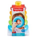 Fisher-Price Rock-A-Stack Ring Stacking Toy With Roly-Poly Base For Infants - Image 6