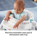 Fisher-Price Deluxe Sit-Me-Up Floor Seat Portable Baby Chair With Toy Bar, Rainbow Sprinkles - Image 5