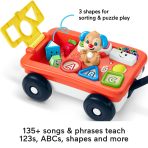 Fisher-Price Laugh & Learn Pull & Play Learning Wagon Baby & Toddler Toy With 4 Accessories - Image 5