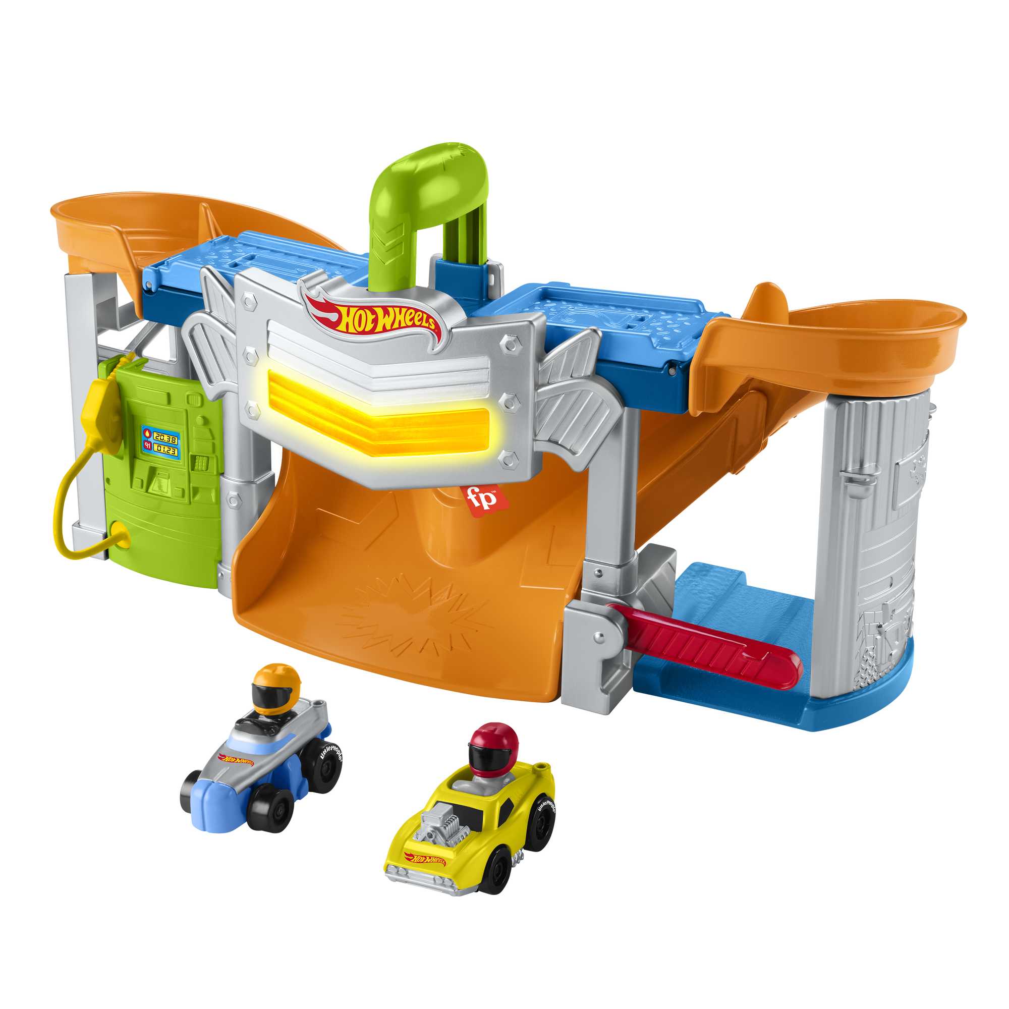 fvpxgvjajenzu5mx7hlq_8db3f247-ce87-4cd5-9a36-c36aa91a7ba3 Fisher-Price HW Little People Coffret Piste Course à Emporter - Image 1