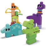 MEGA Bloks Squeak 'n Chomp Dinos Sensory Building Toys For Toddlers 1-3 (24 Pcs) - Image 6
