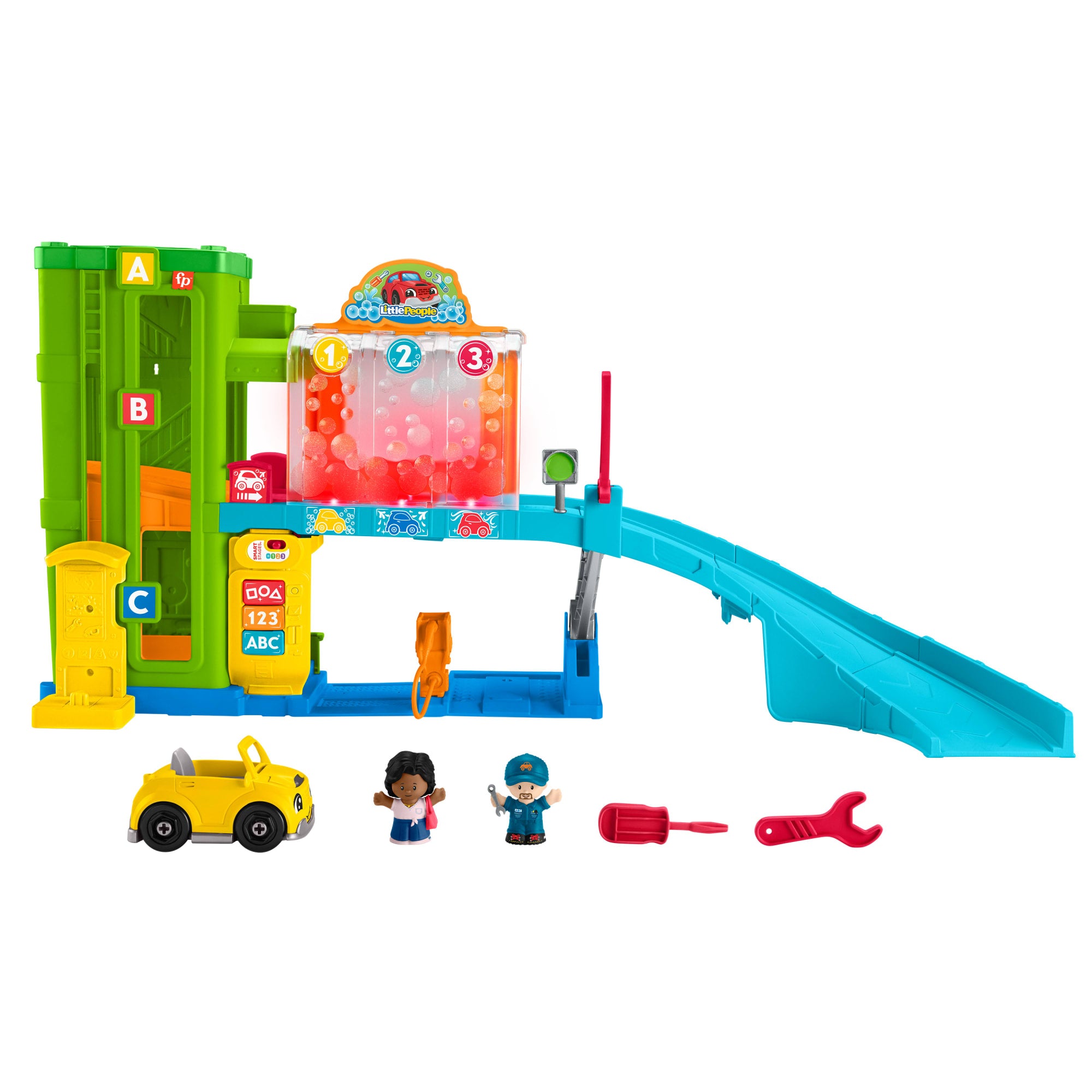 g8lhdxs96wsc0exxccxi Little People Juguete para Bebés Garaje de Vehículos - Image 1