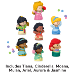 Fisher-Price Little People Disney Princess Toys, 7-Figure Pack For Toddlers And Preschool Kids - Image 3