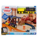 Thomas & Friends Diesel's Lift & Load Construction Set, Motorized Toy Train With Track & Cargo - Image 6