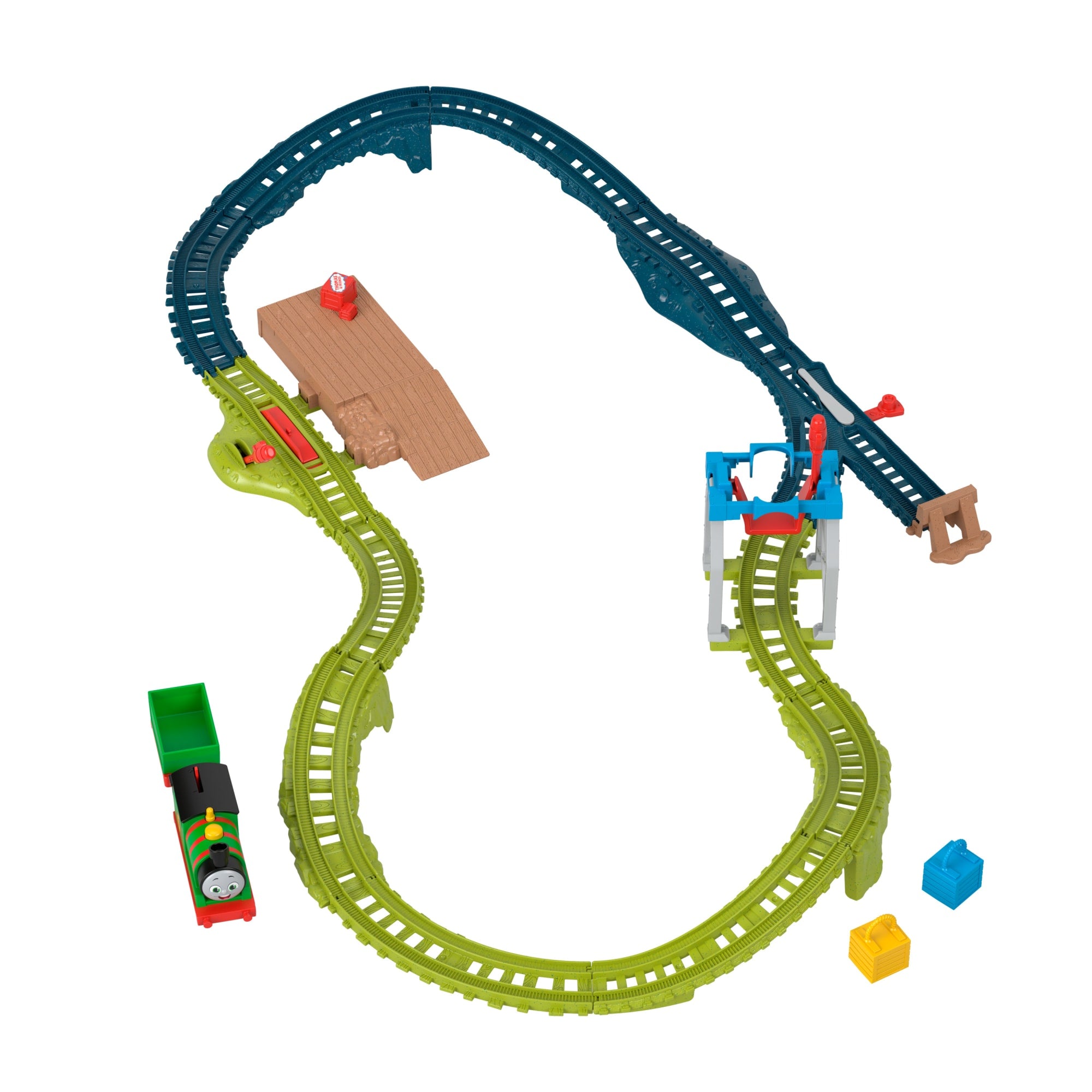 gpflftzyqdonax81njaw Thomas & Friends Percy's Parcel Loop Motorized Train And Track Set For Preschool Kids - Image 1