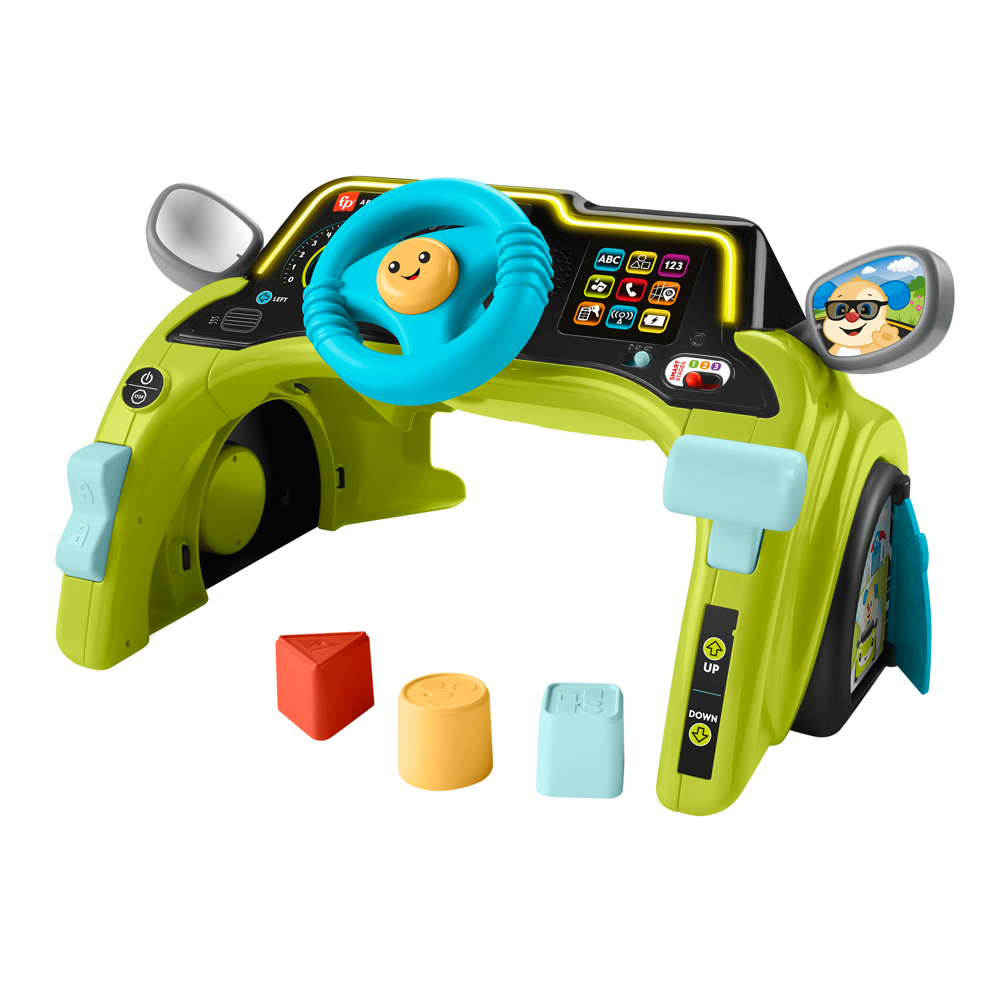 grdn8icr9vm4hcttoi2t Fisher-Price Laugh & Learn Sit & Steer Driver Activity Center Learning Toy For Infants & Toddlers - Image 1