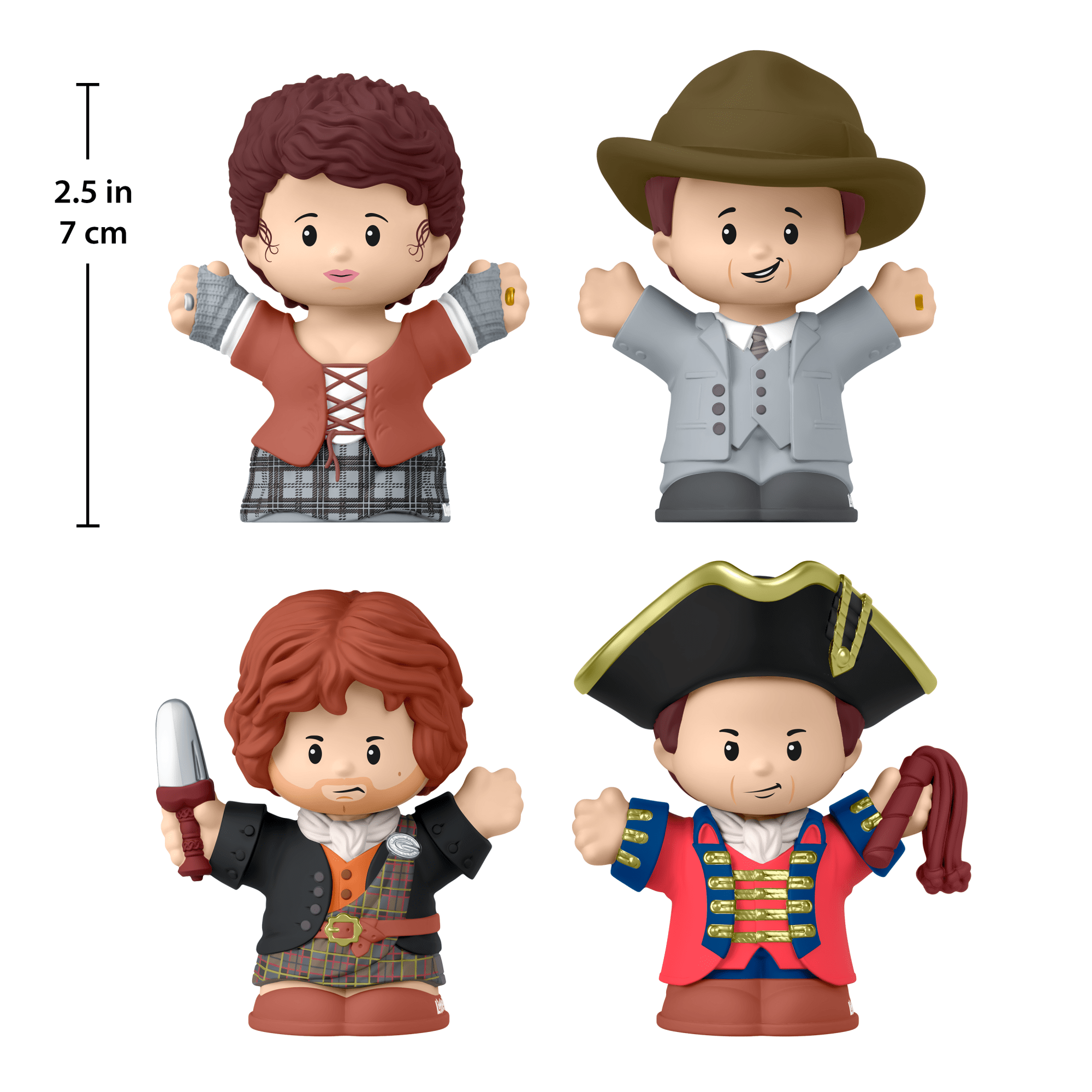 gum6hgcwbofc8ztbgwue Little People Collector Outlander Special Edition Set For Adults & Fans, 4 Figures - Image 1
