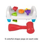 Fisher-Price Tap & Turn Bench Pretend Tools 2-Sided Toy For Infants And Toddlers - Image 5