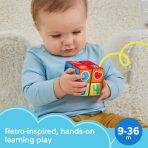 Fisher-Price Laugh & Learn Puppy's Activity Cube Electronic Learning Toy For Baby & Toddler - Image 2