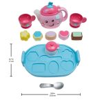 Fisher-Price Laugh & Learn Sweet Manners Tea Set Interactive Toddler Pretend Play, 11 Pieces - Image 5