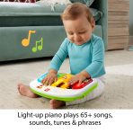 Fisher-Price Baby Chair, Deluxe Sit-Me-Up Seat With Kick & Play Piano Learning Toy & Snack Tray - Image 4