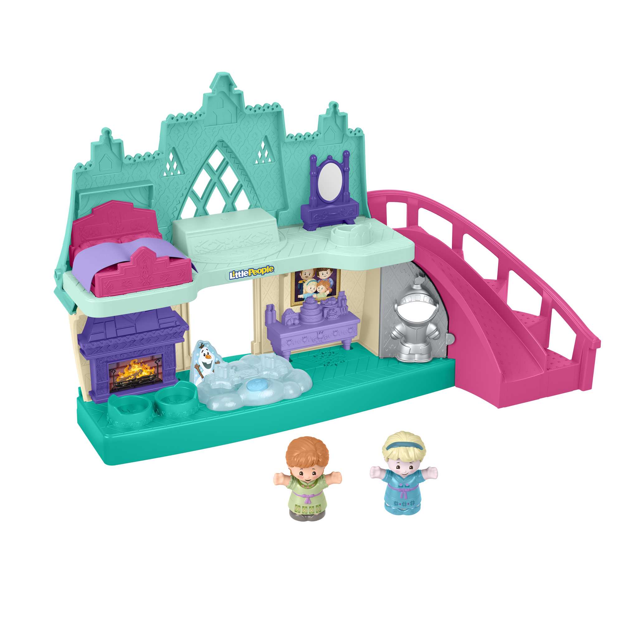 hkoxqmtaxaobn1xkz5ma Disney Frozen Arendelle Castle Playset By Little People, Toddler Toys - Image 1