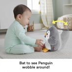 Fisher-Price Plush Tummy Time Toy, Flap & Wobble Penguin, Newborn Musical Toy - Image 4