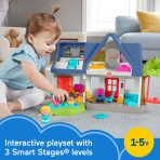 Fisher-Price Little People Friends Together Play House Toddler Learning Playset, 10 Pieces - Image 2